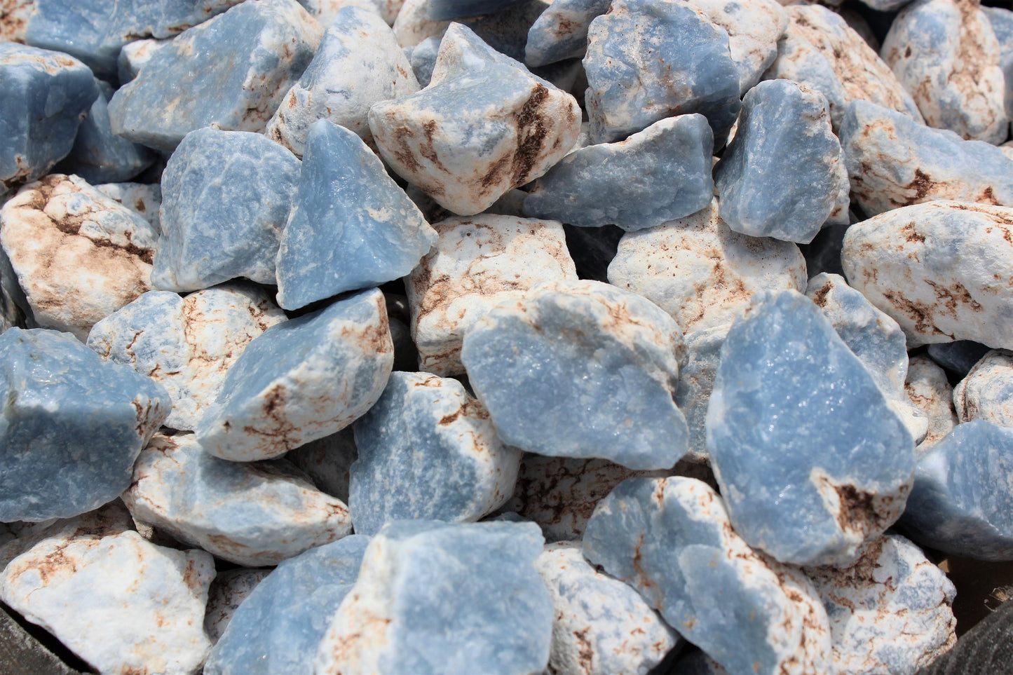 Angelite Raw Natural Stones