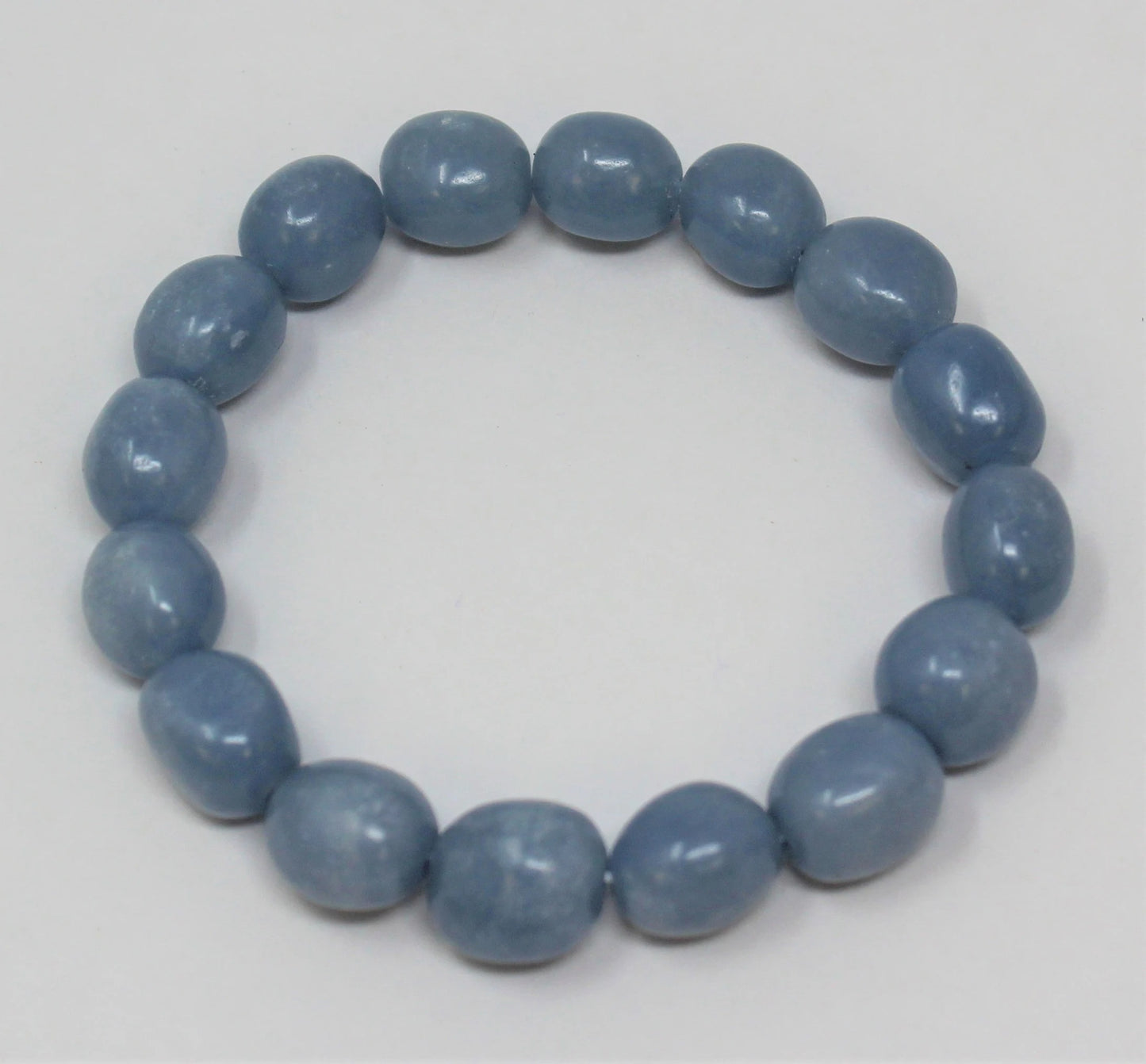 Angelite Tumbled Gemstone Bracelet