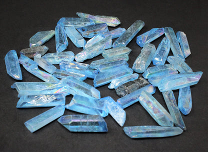 Aqua Aura Quartz Crystal