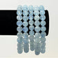 Aquamarine Bead Bracelet