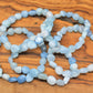 Aquamarine Tumbled Gemstone Bracelet