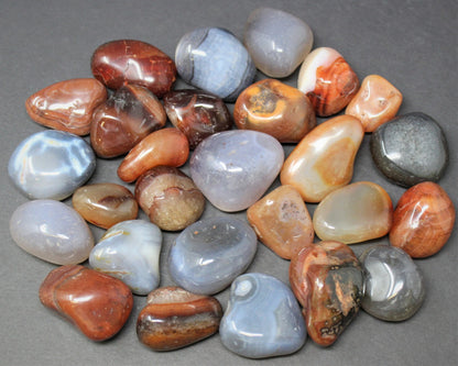 Assorted Mix Tumbled Agate Stones