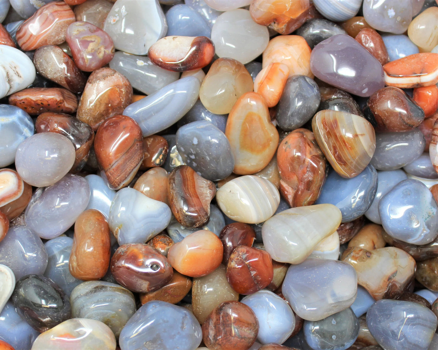 Assorted Mix Tumbled Agate Stones