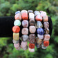 Assorted Mixed Tumbled Gemstone Bracelet