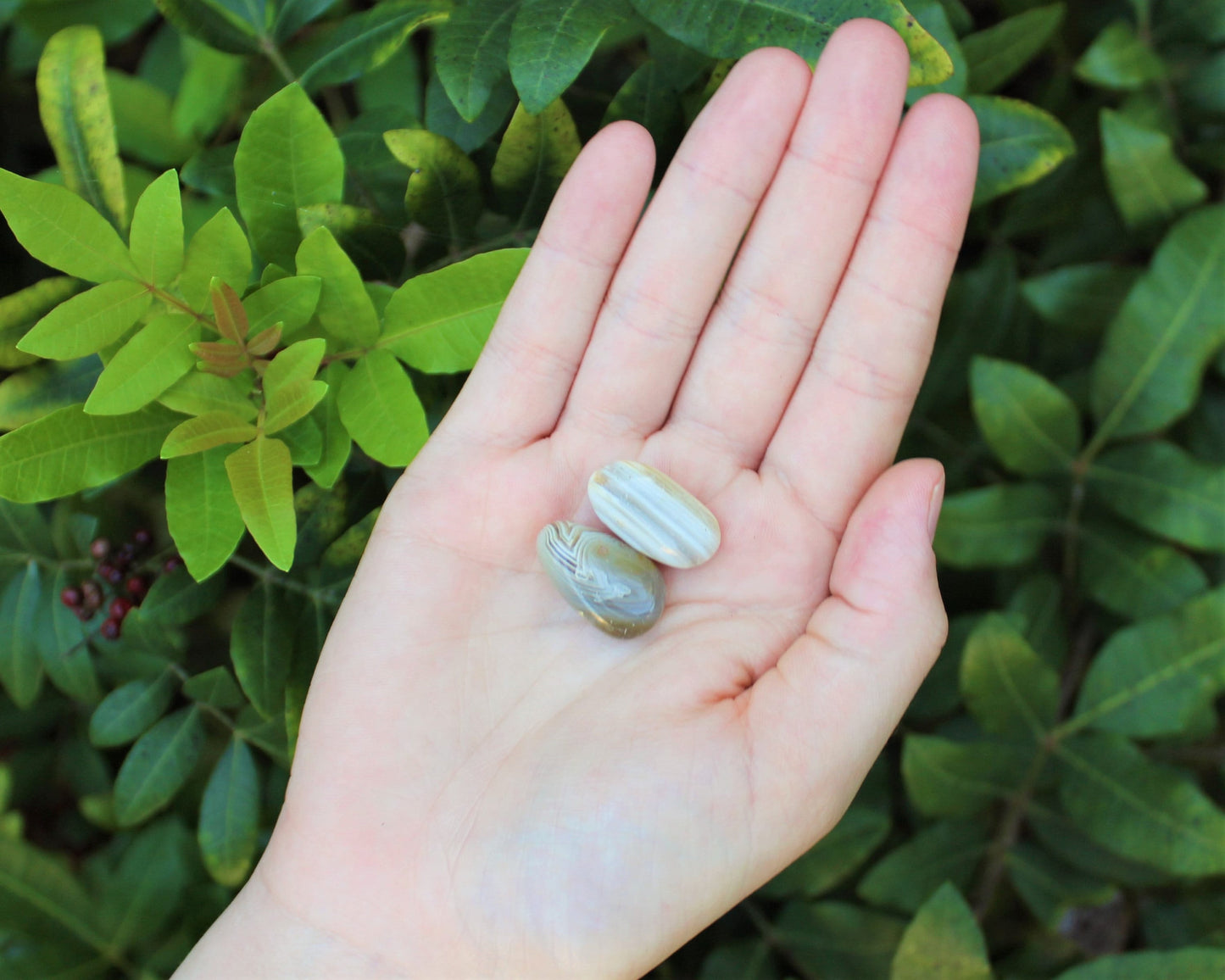 Banded Agate Tumbled Stones