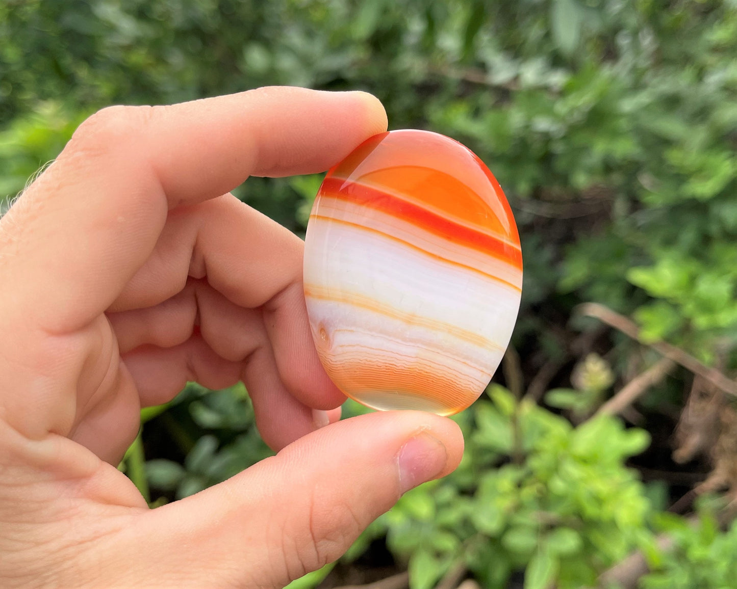 Banded Carnelian Stone