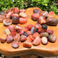 Banded Carnelian Tumbled Stones