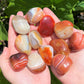 Banded Carnelian Tumbled Stones