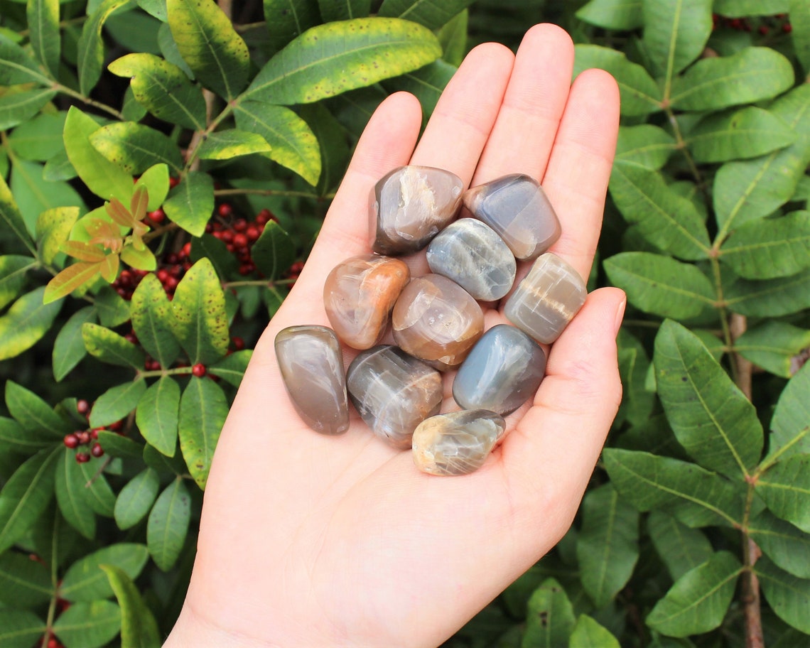 Elegant Moonstone Tumbled Stone