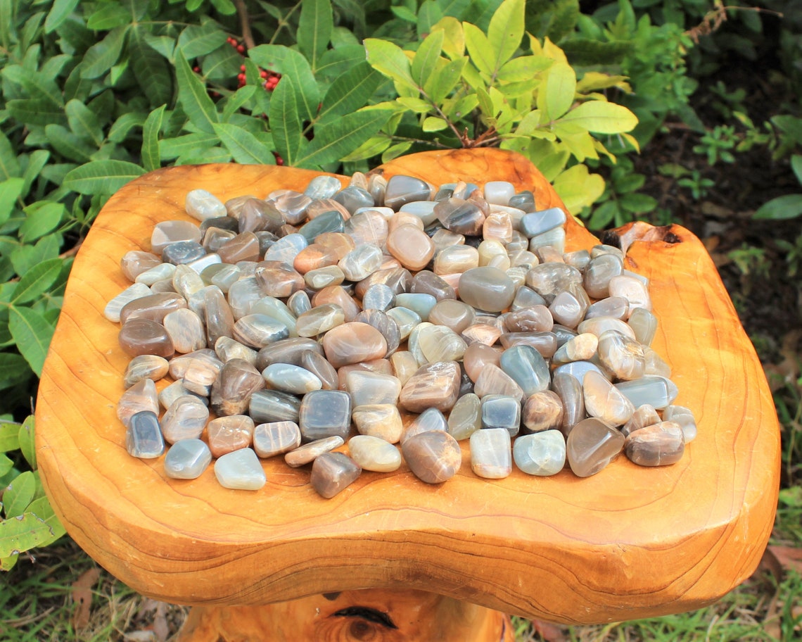 Elegant Moonstone Tumbled Stone