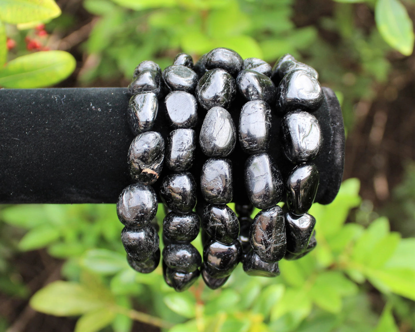 Obsidian Tumbled Gemstone Bracelet