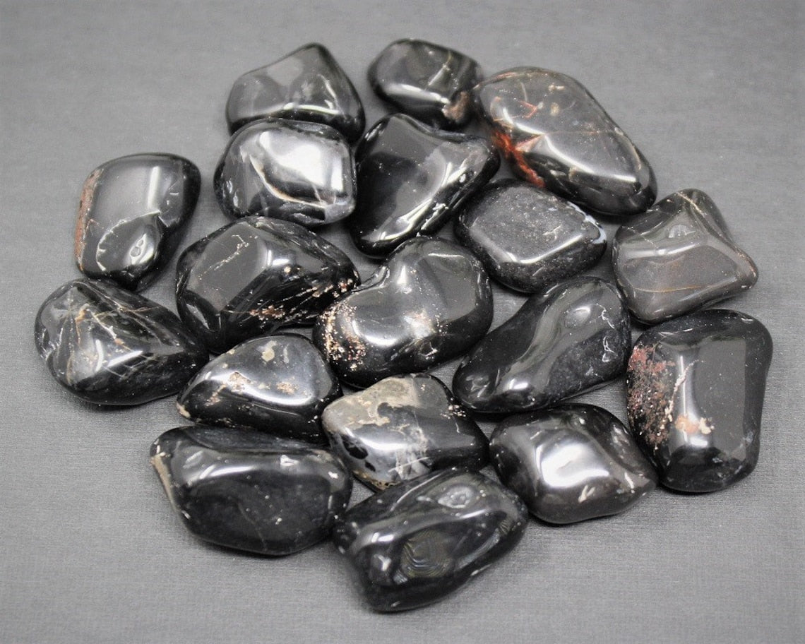 Dark Onyx Tumbled Stones