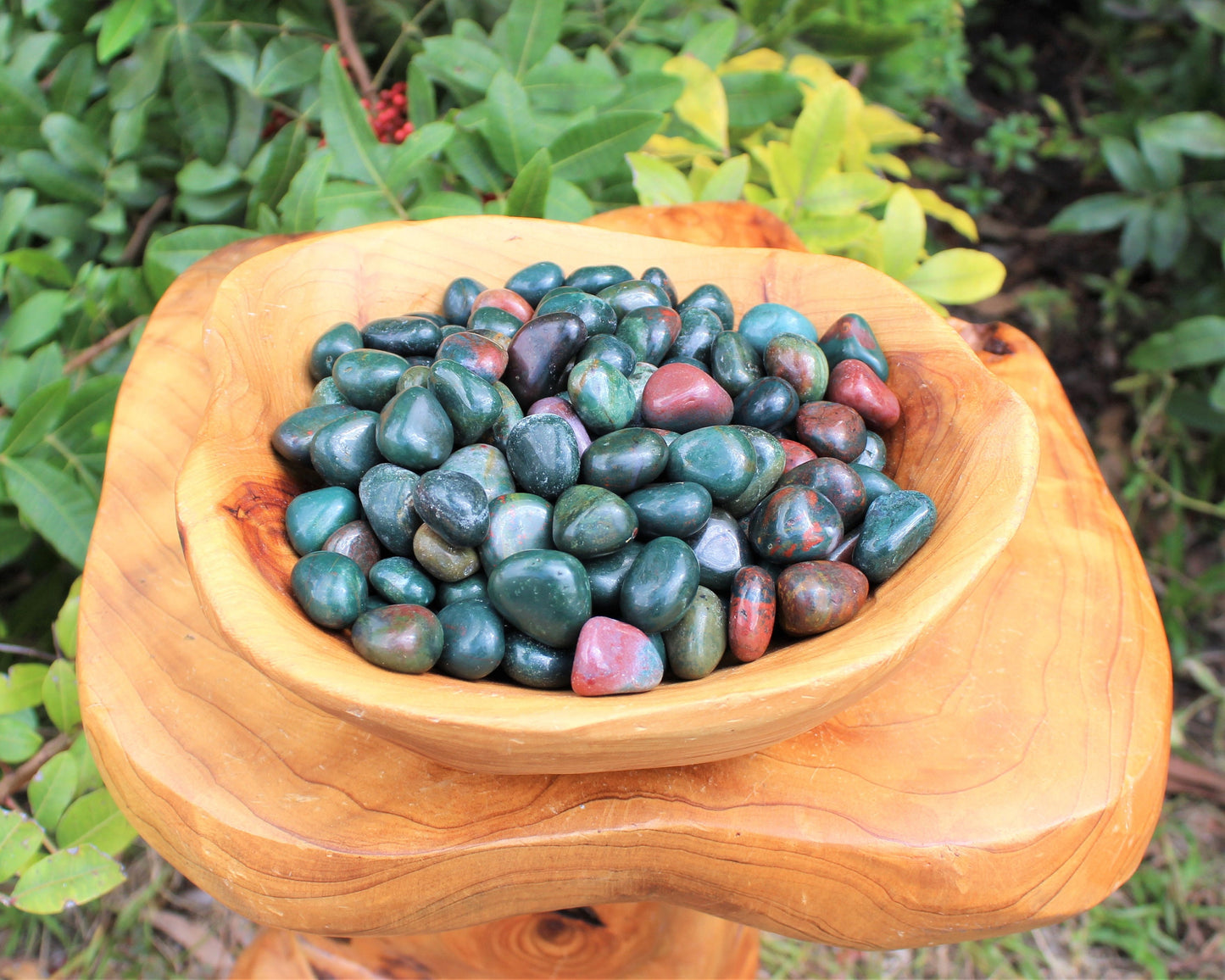 Bloodstone Tumbled Stones