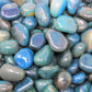 Teal Agate Assorted Tumbled Stones