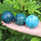 Apatite Crystal Sphere With Stand