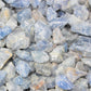 Blue Calcite Rough Natural Chips