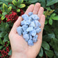 Blue Calcite Rough Natural Chips