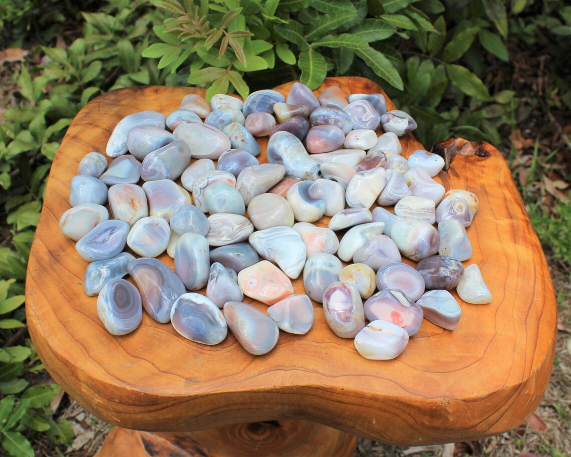 Botswana Agate Tumbled Stones