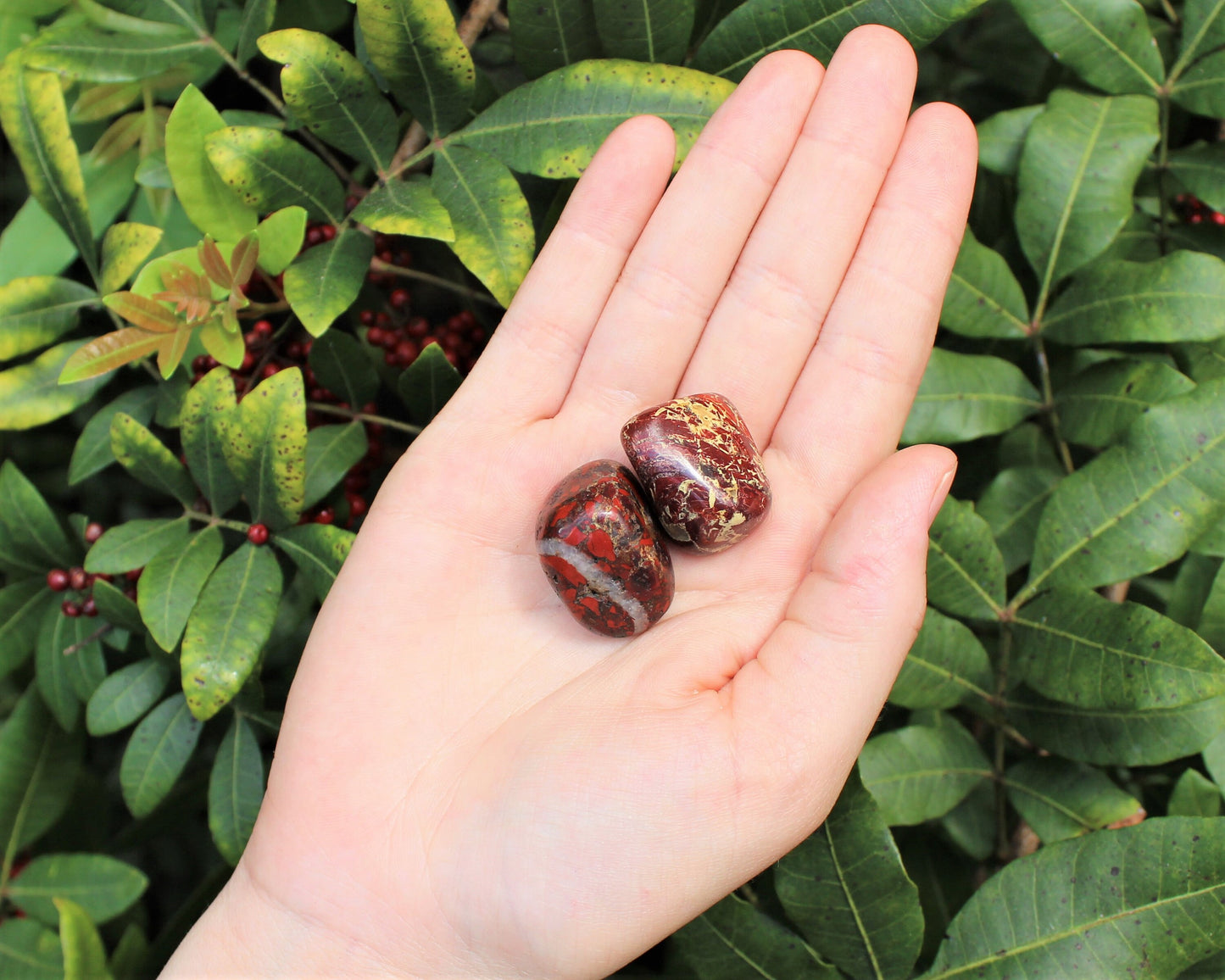 Brecciated Jasper Tumbled Stones