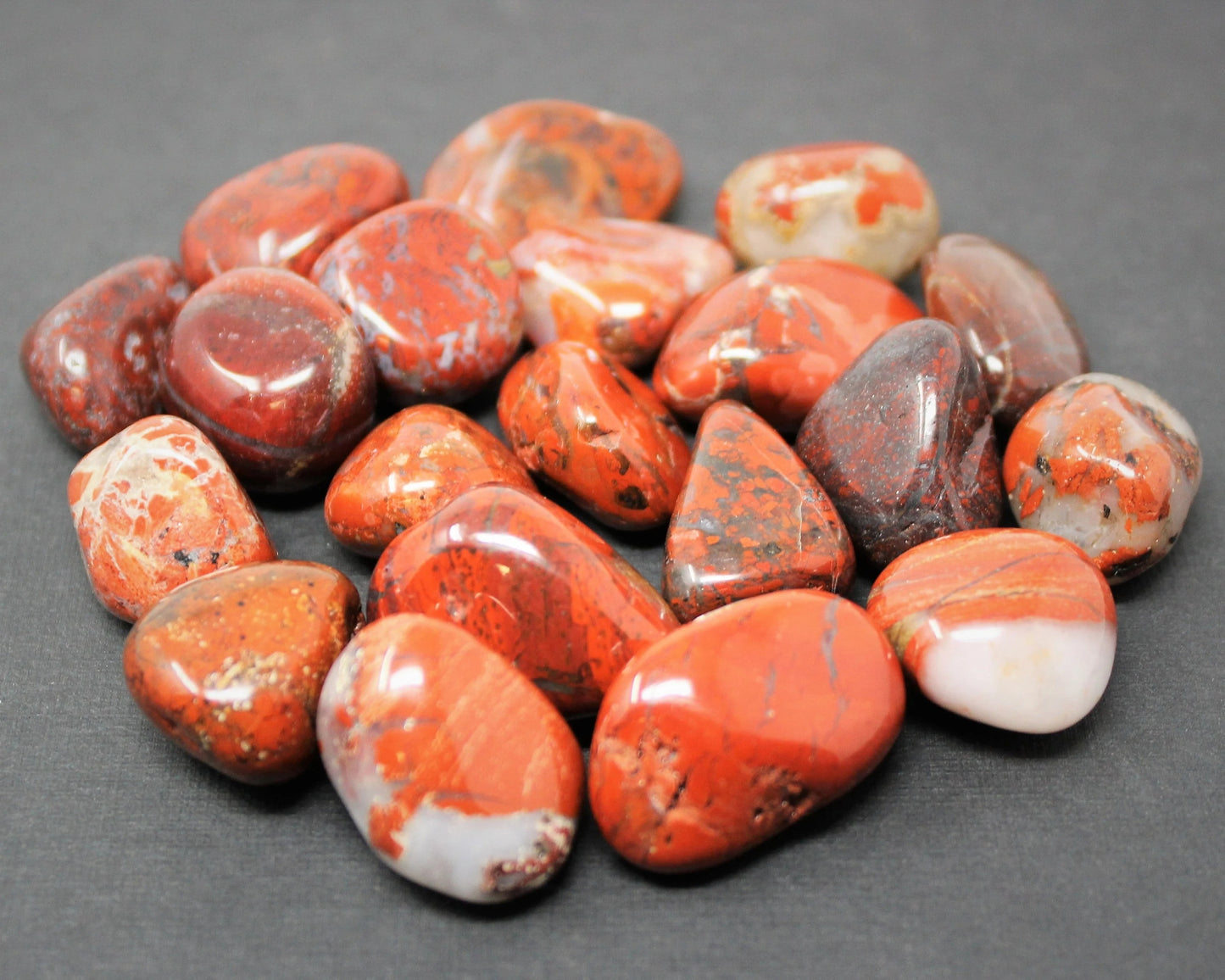 Brecciated Jasper Tumbled Stones