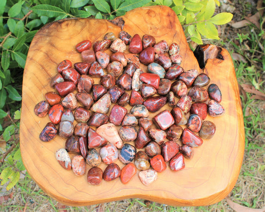 Brecciated Jasper Tumbled Stones