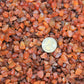 Carnelian Semi Tumbled Gemstone Mini Chips