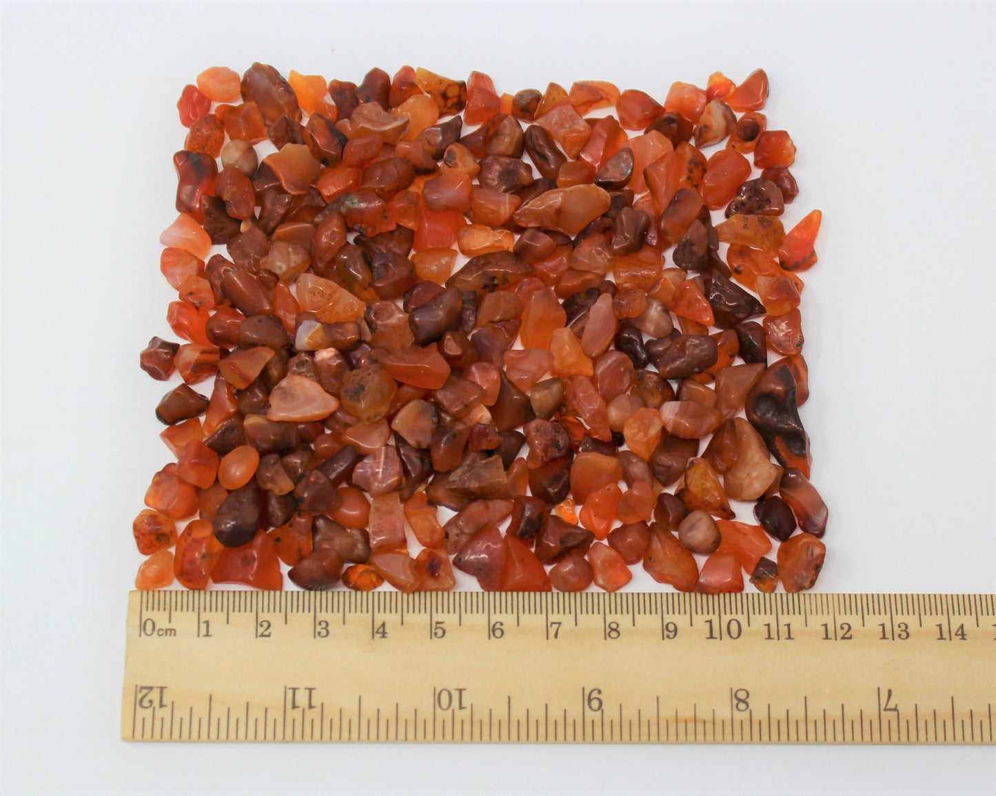 Carnelian Semi Tumbled Gemstone Mini Chips