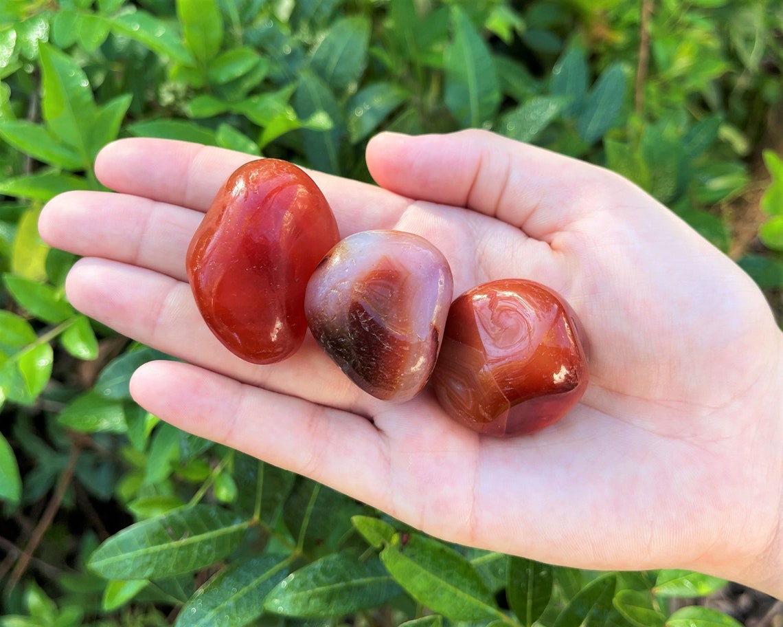 Carnelian Tumbled Large Stones