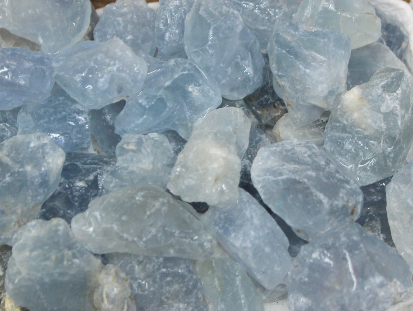 Celestite Rough Chips