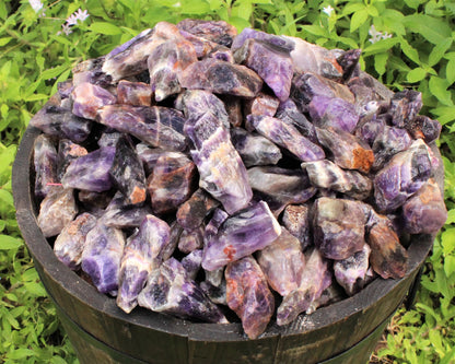 Chevron Amethyst Rough Natural Stones