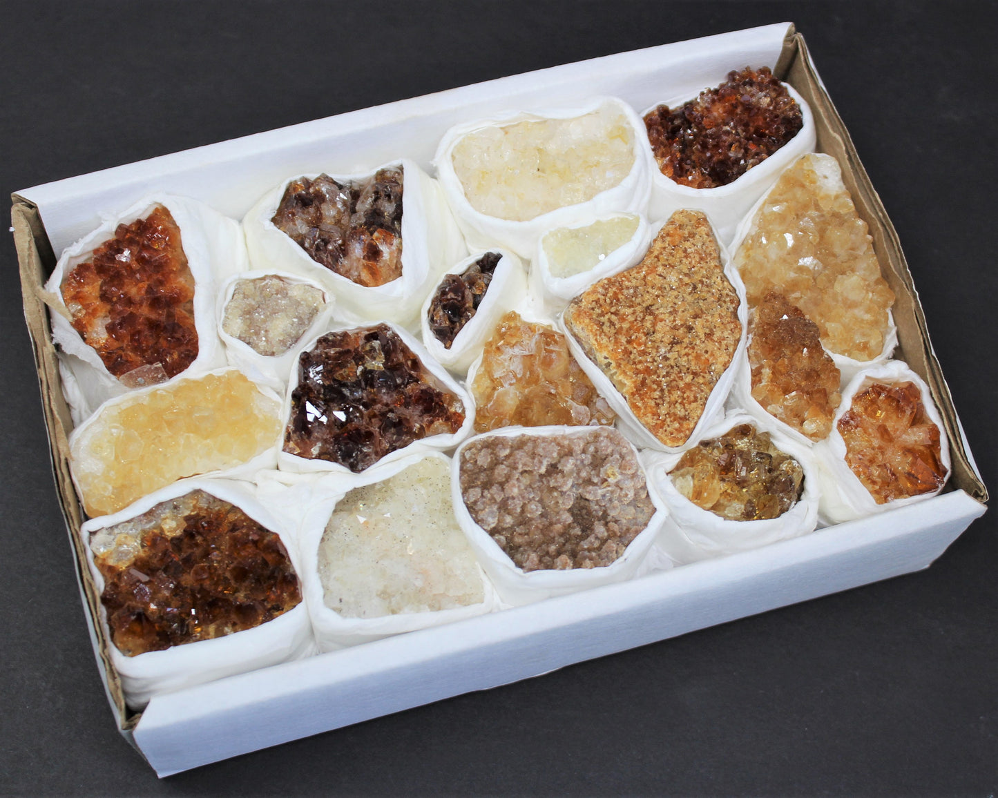 Citrine Crystal Cluster Box