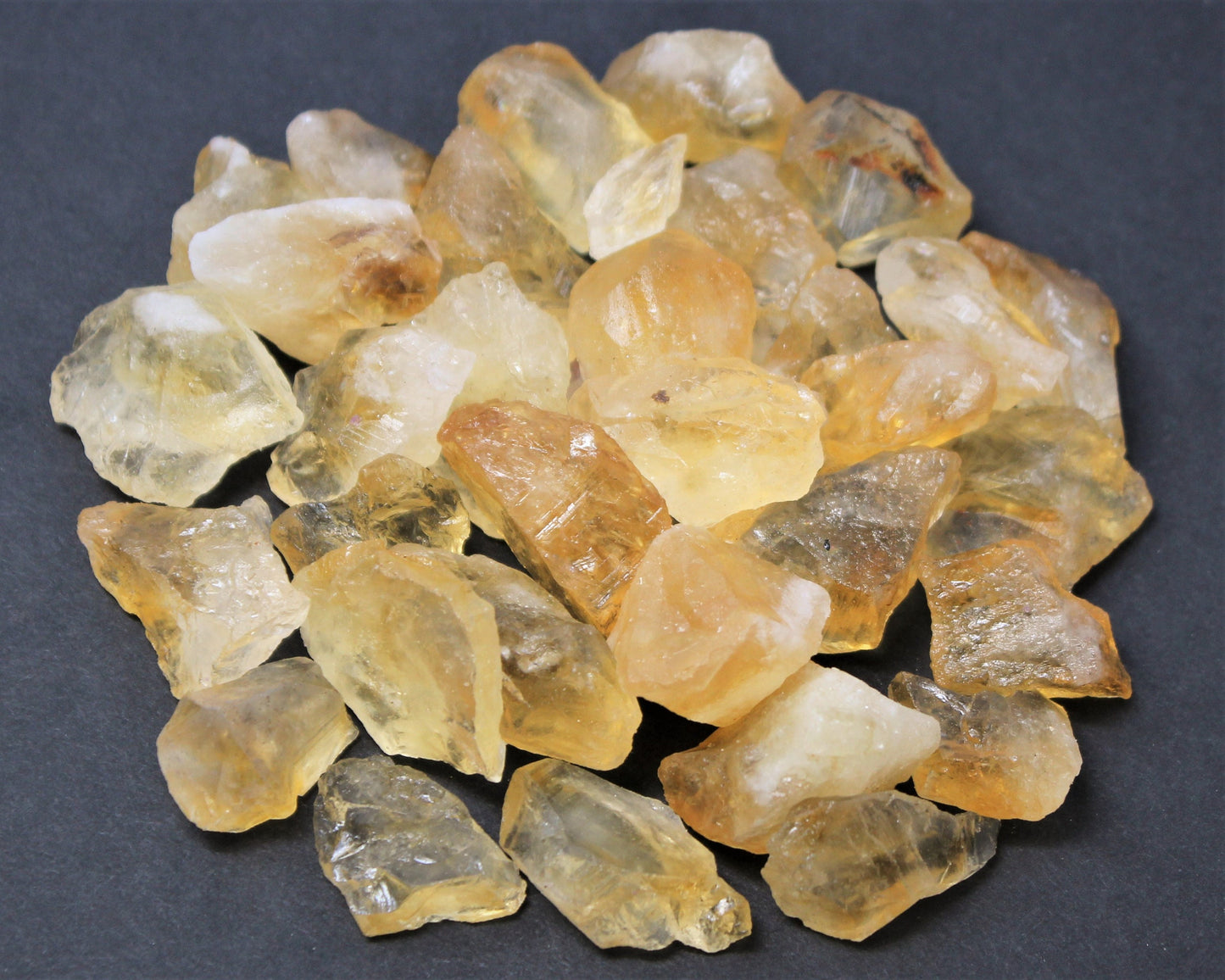 Citrine Rough Crystal Chips