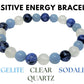 Clear Quartz Angelite And Sodalite Bracelet