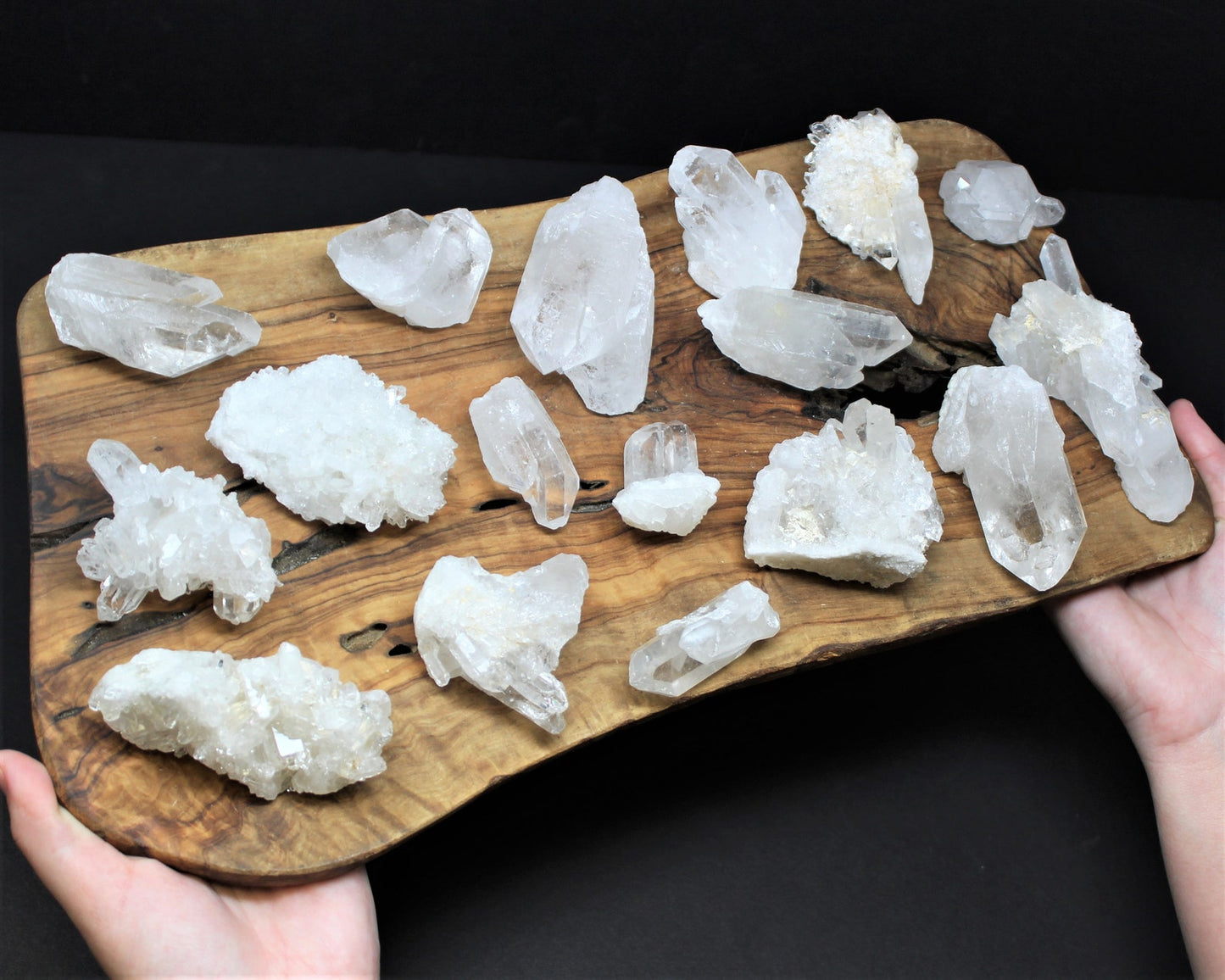 Clear Quartz Cluster Crystal Geode