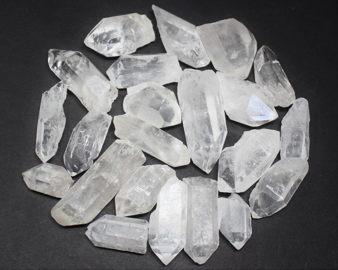 Clear Quartz Points Crystal Box