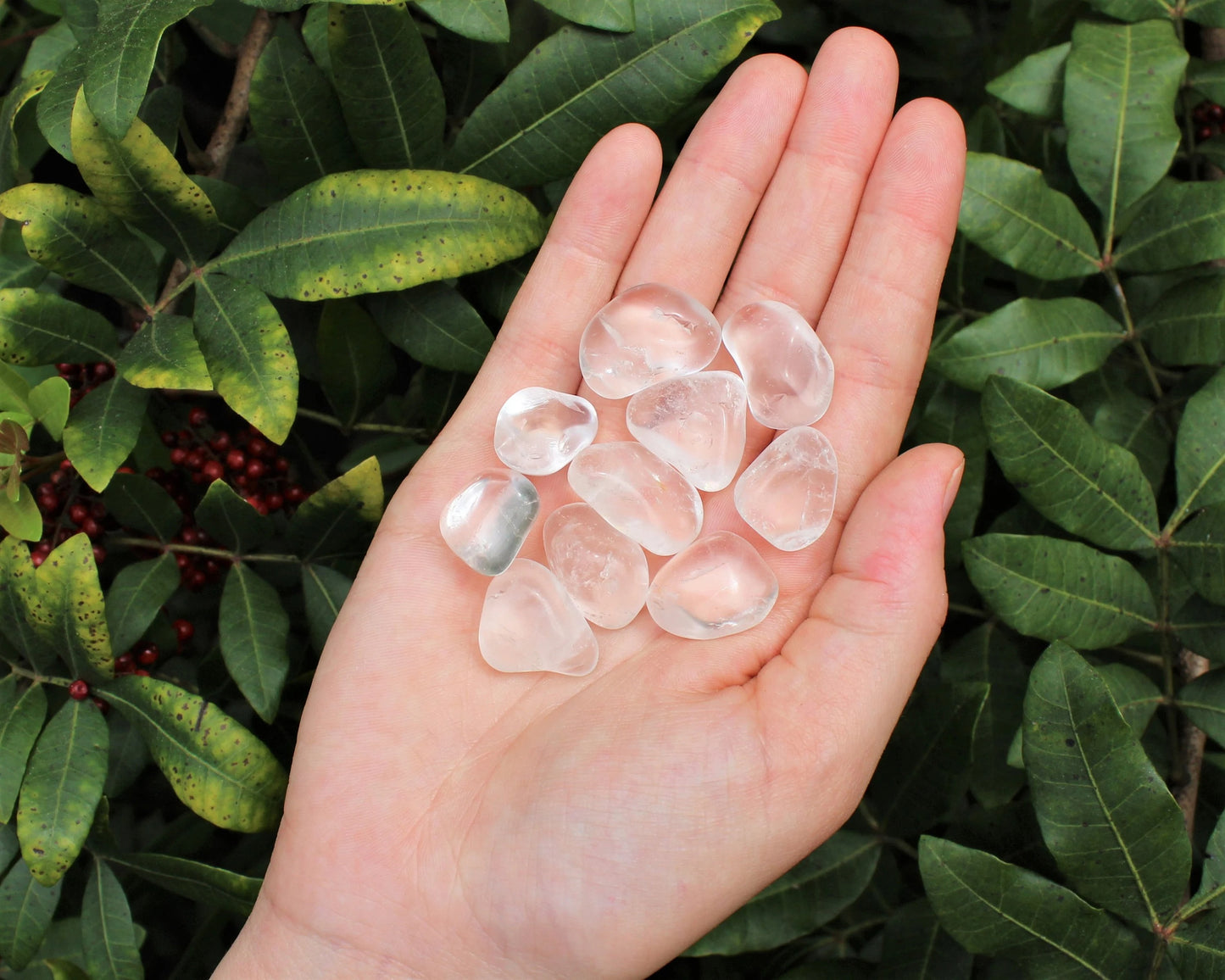 Clear Quartz Grade Tumbled Stones