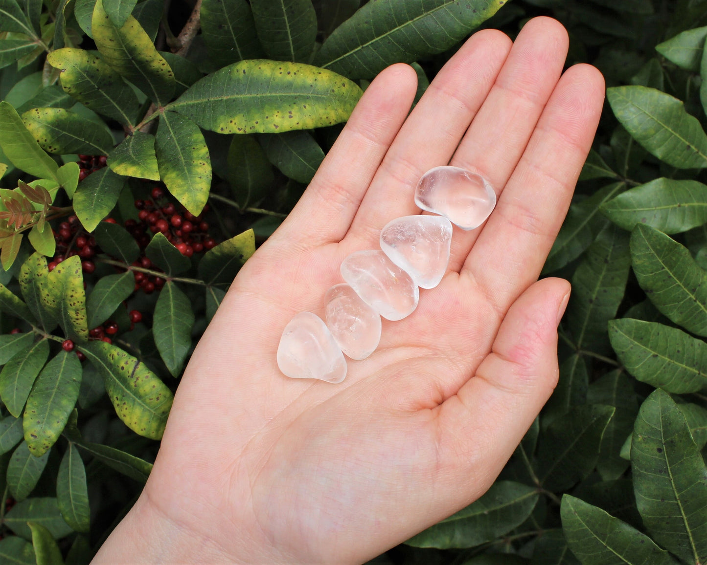 Clear Quartz Tumbled Stones