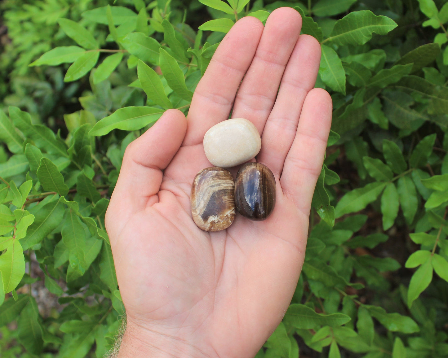 Coffee Calcite Tumbled Stones