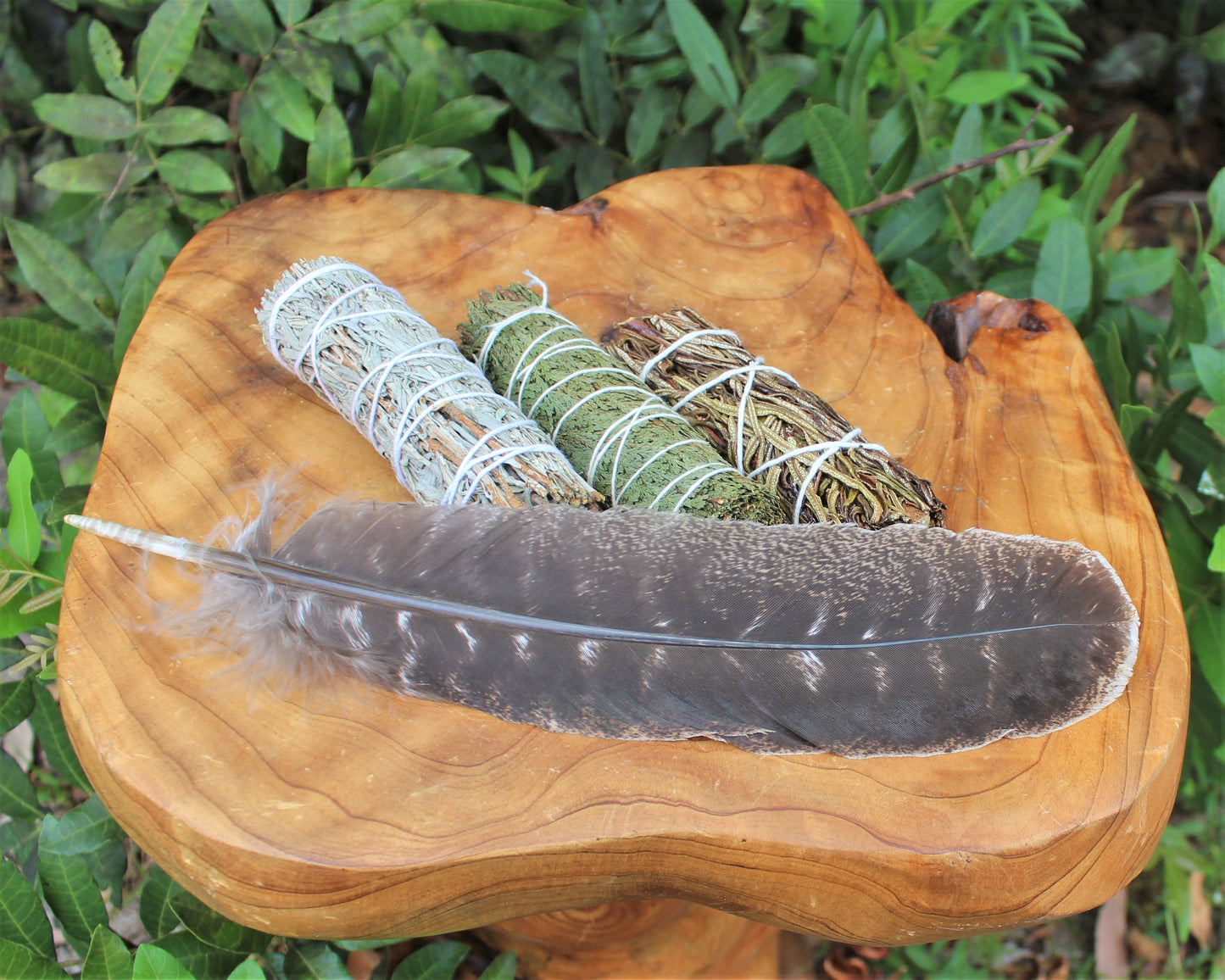 Complete Sage Bundle With Smudging Feather