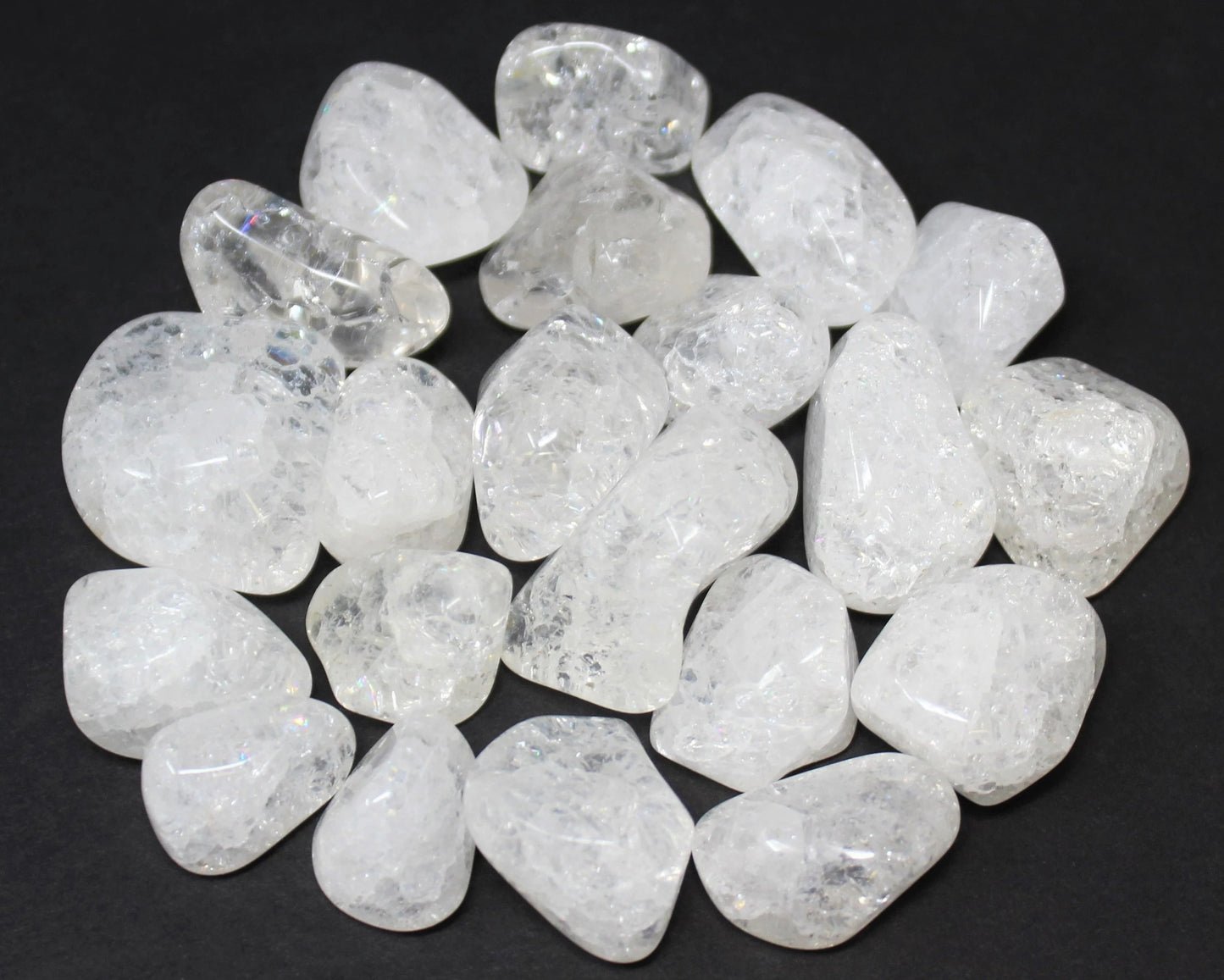 Crackle Quartz Tumbled Stones