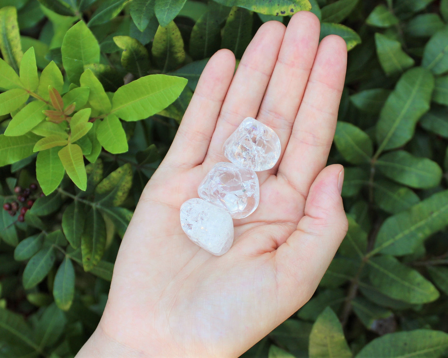 Crackle Quartz Tumbled Stones