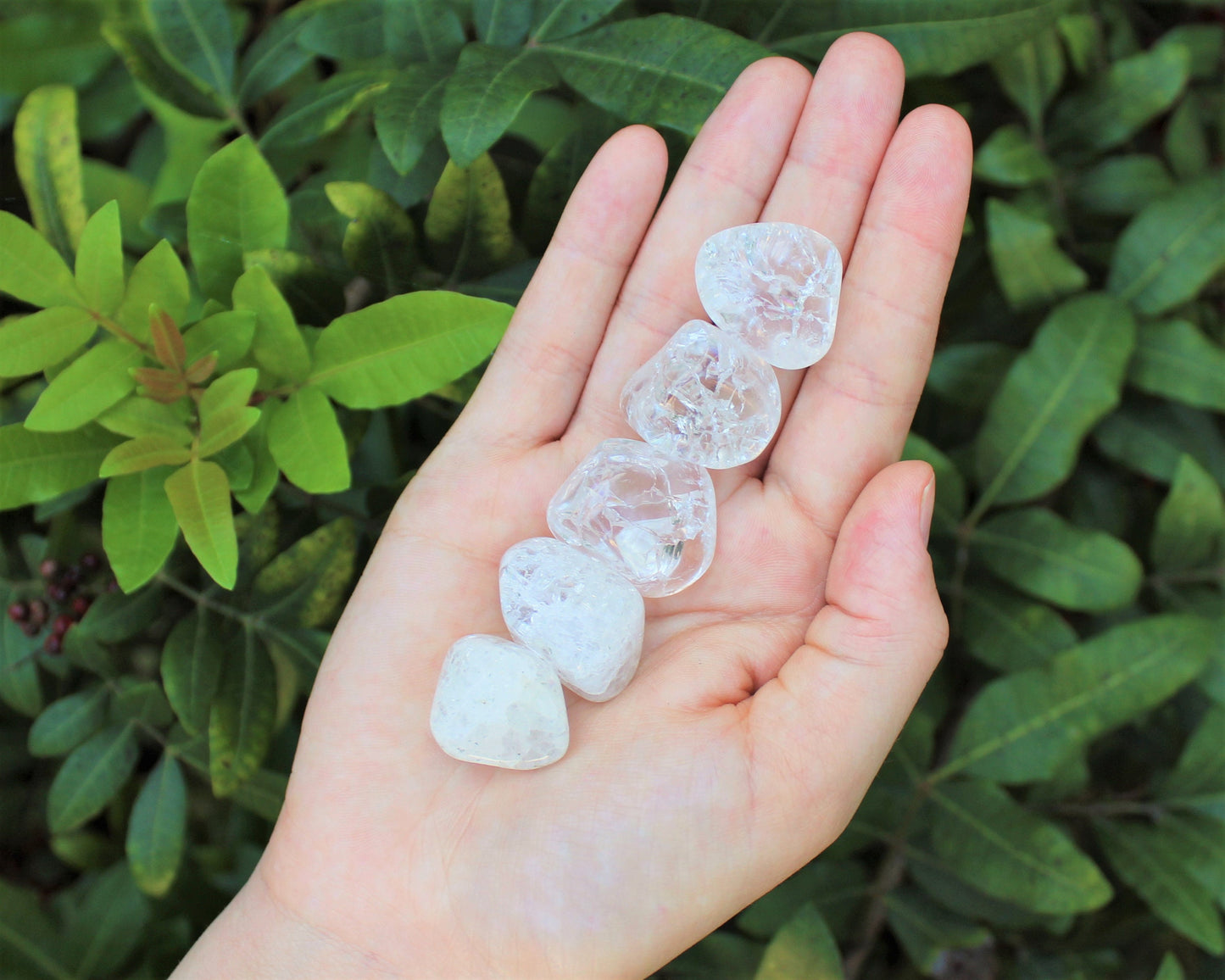 Crackle Quartz Tumbled Stones