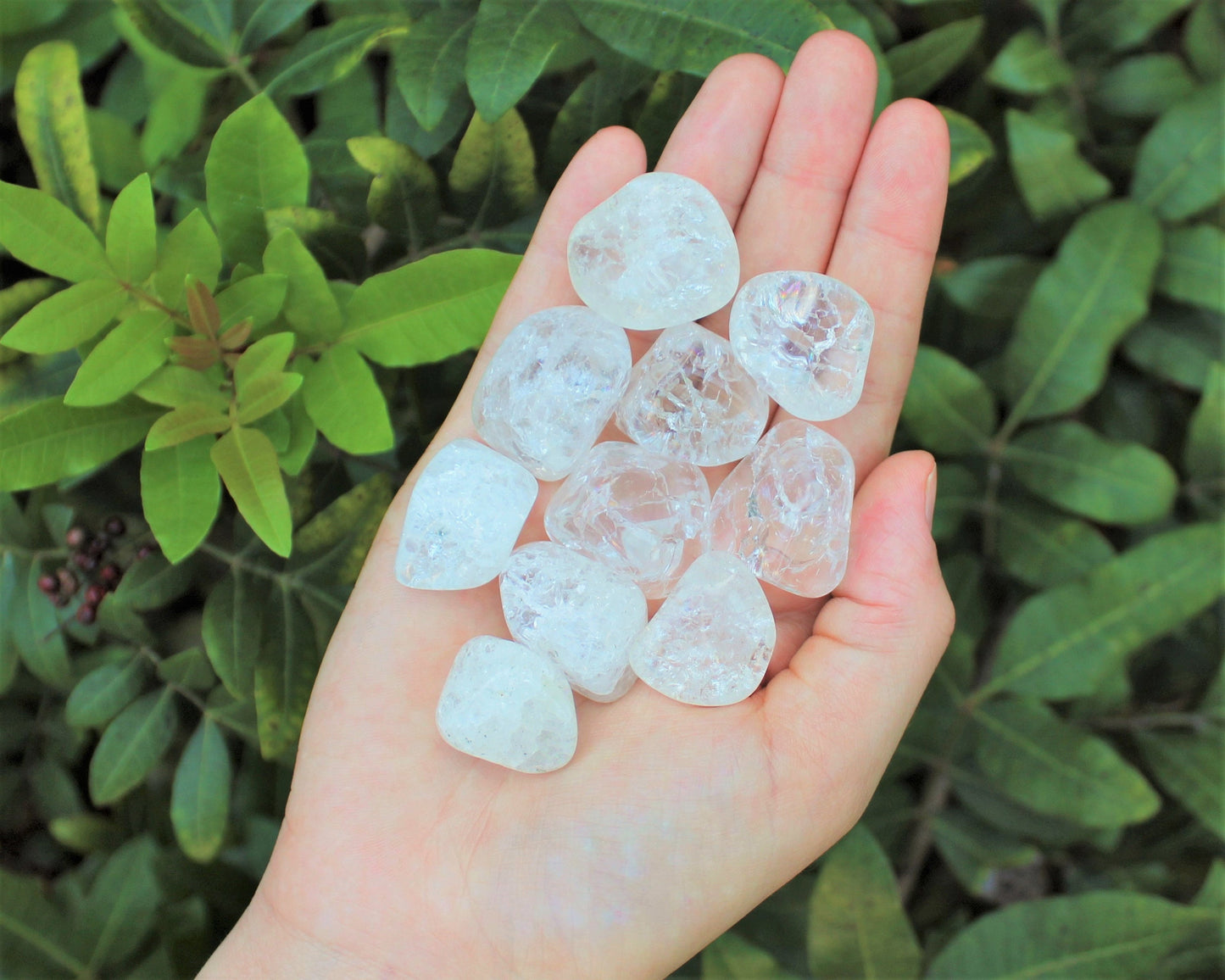 Crackle Quartz Tumbled Stones