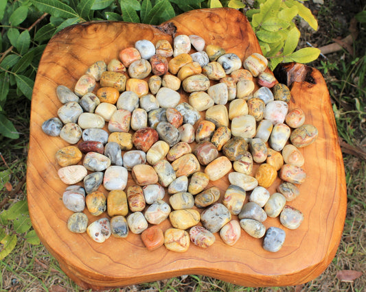 Crazy Lace Agate Tumbled Stone