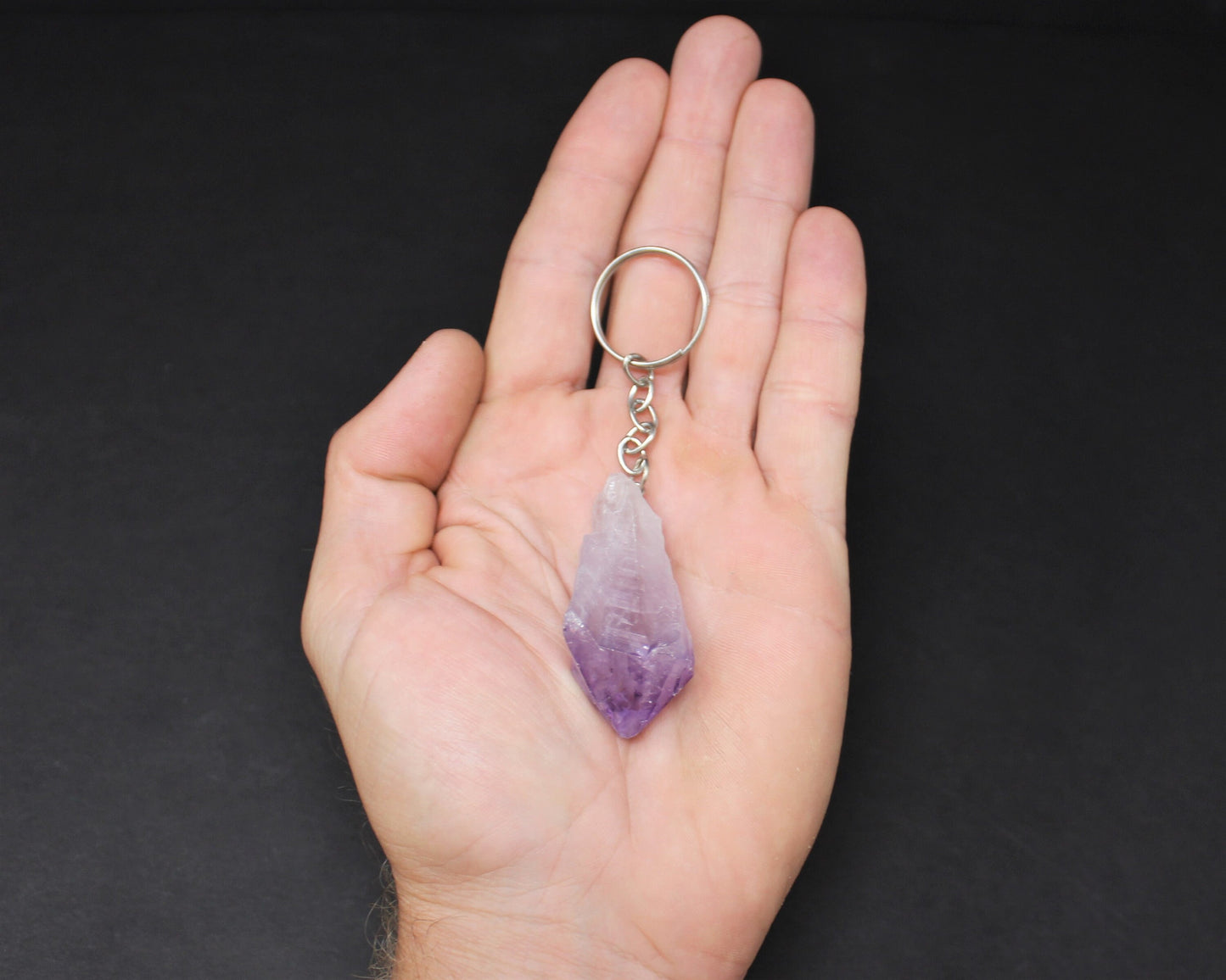 Crystal Point Keychain