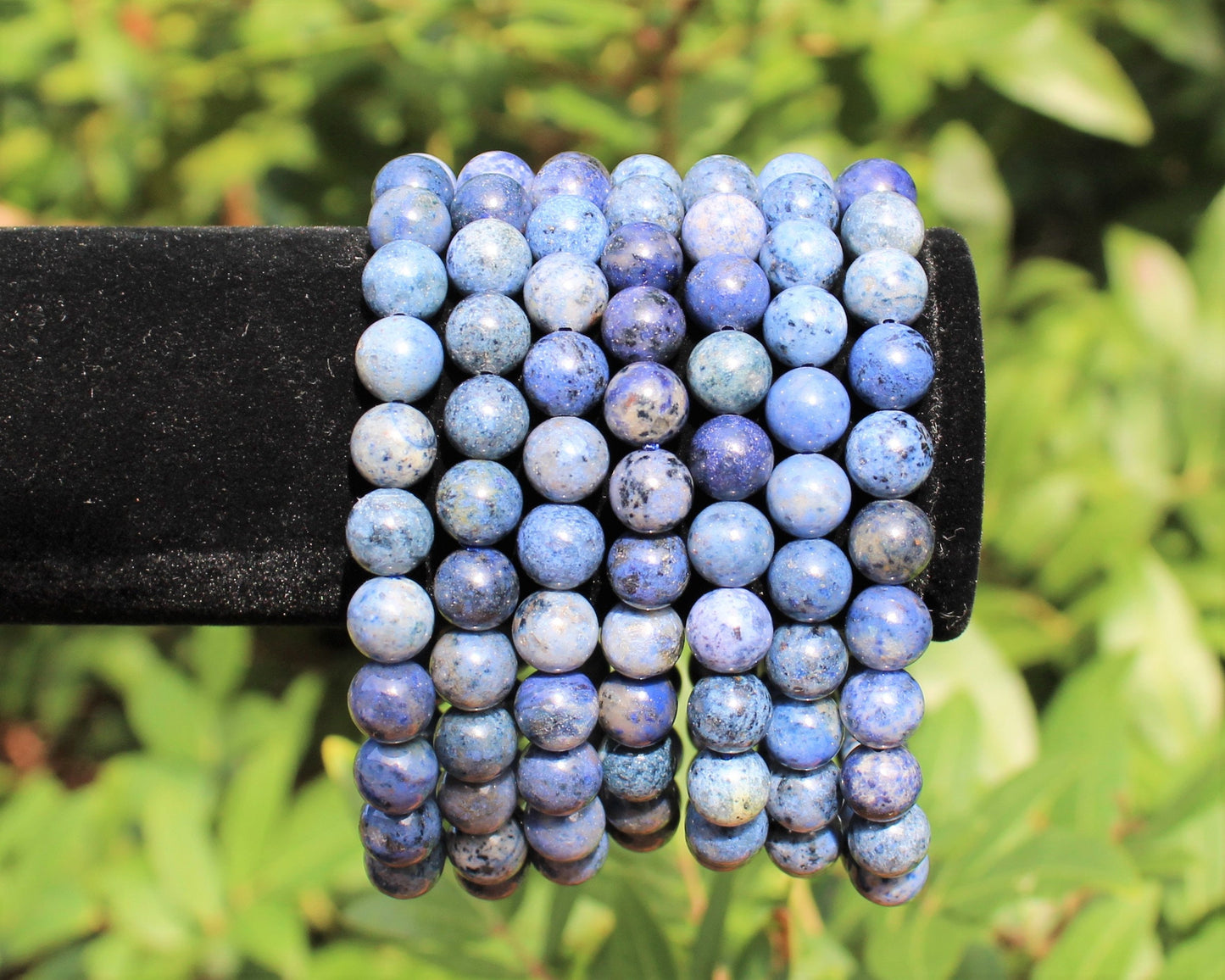 Dumortierite Bead Bracelet