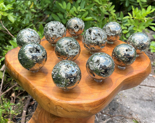 Elegant Pyrite Sphere Crystal