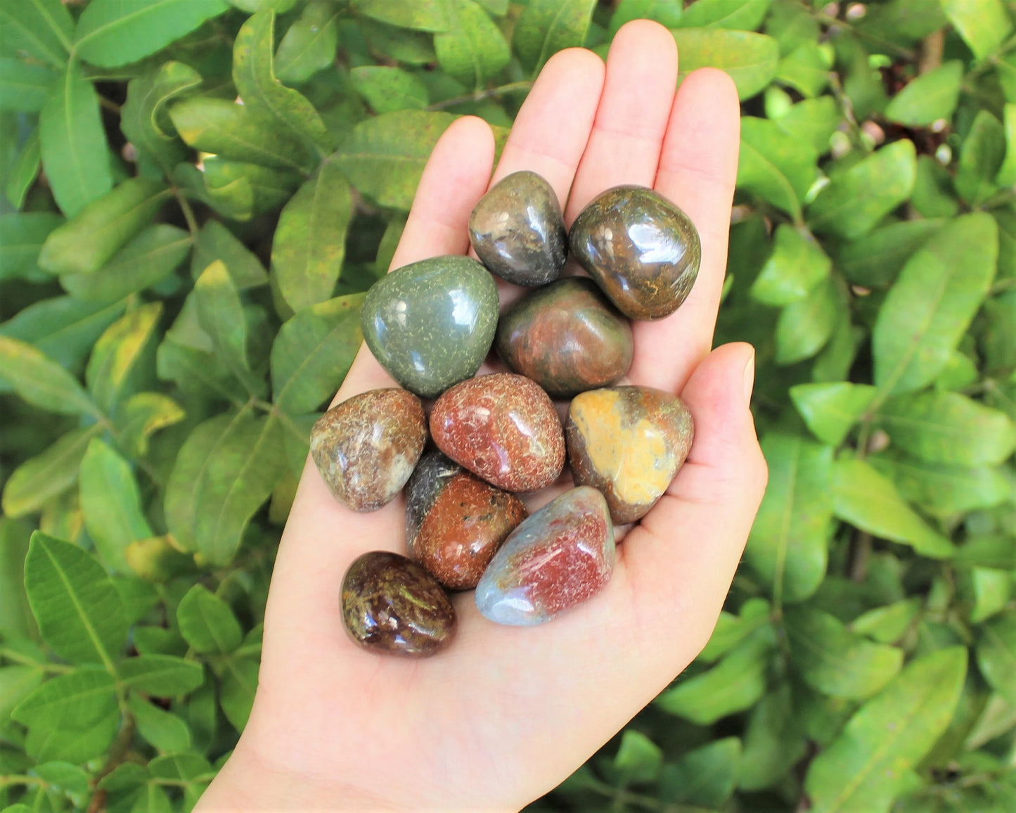 Fancy Jasper Tumbled Crystal