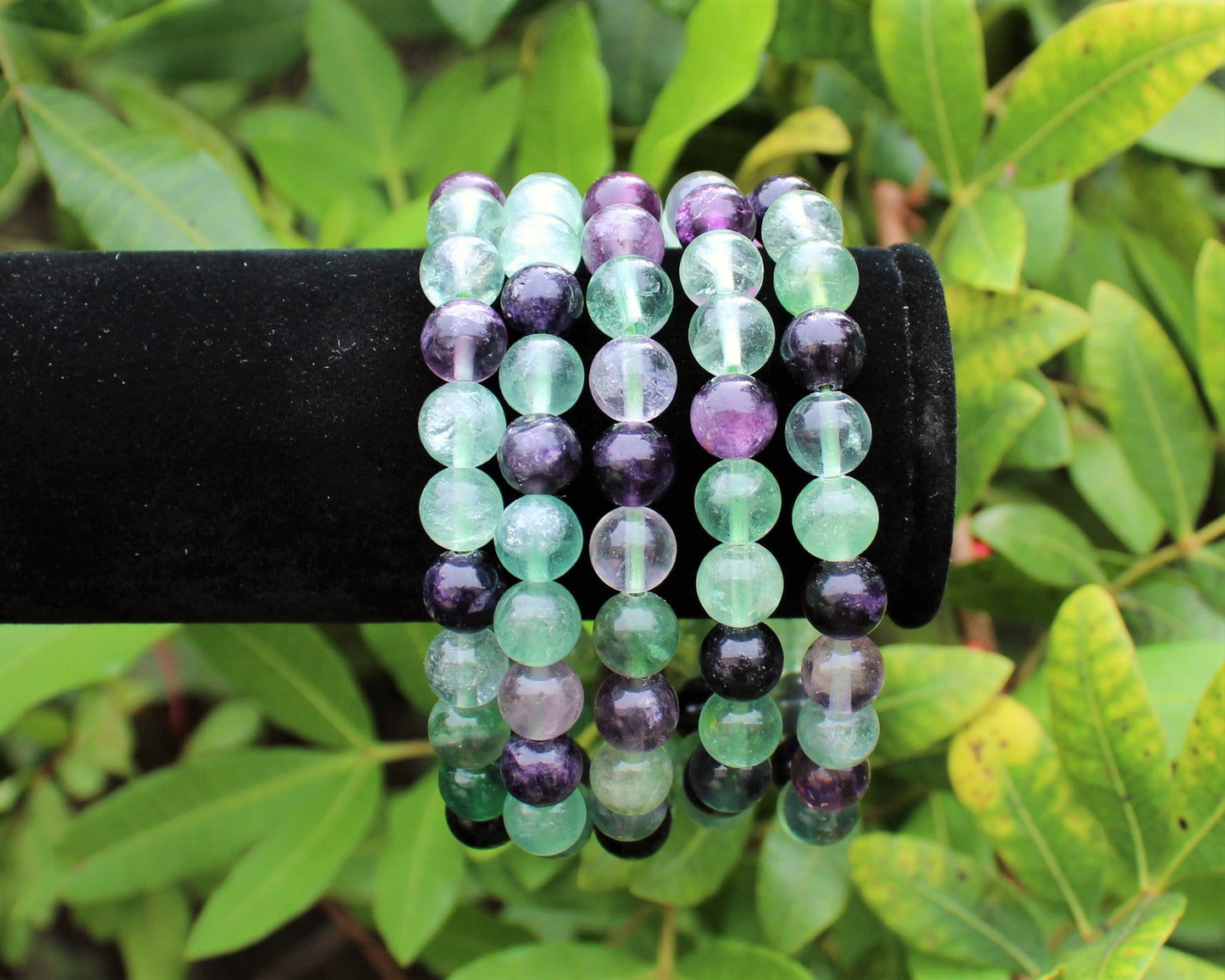 Fluorite Bead Bracelet