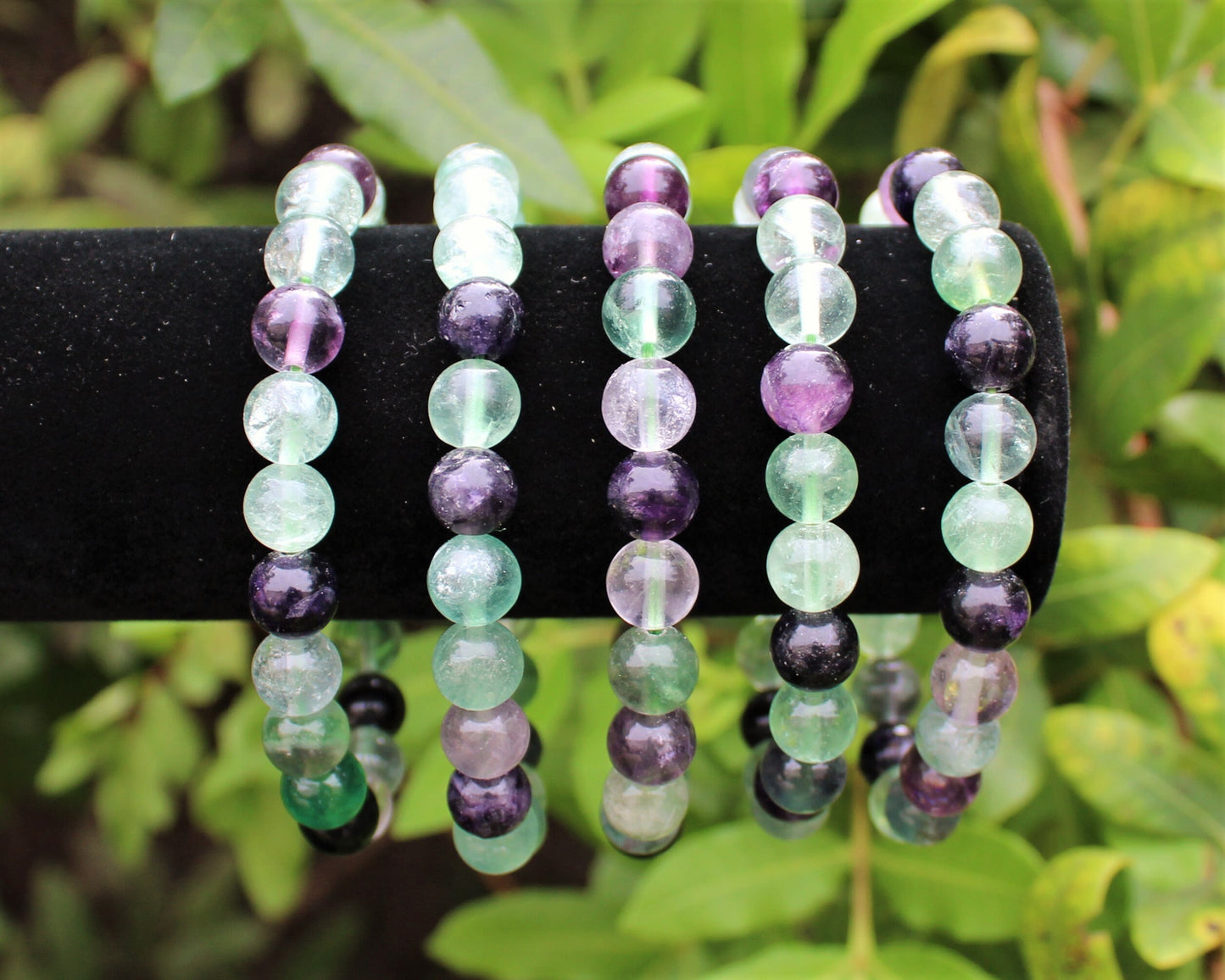 Fluorite Bead Bracelet